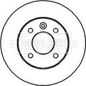 Borg & Beck BBD4113 - Brake Disc autospares.lv