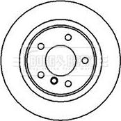 Borg & Beck BBD4184 - Brake Disc autospares.lv