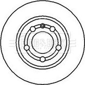 Borg & Beck BBD4183 - Brake Disc autospares.lv