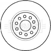 Borg & Beck BBD4124 - Brake Disc autospares.lv