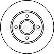 Borg & Beck BBD4120 - Brake Disc autospares.lv