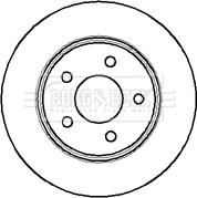 Borg & Beck BBD4123 - Brake Disc autospares.lv