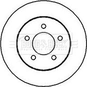 Borg & Beck BBD4122 - Brake Disc autospares.lv