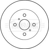 Borg & Beck BBD4175 - Brake Disc autospares.lv