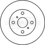 Borg & Beck BBD4172 - Brake Disc autospares.lv