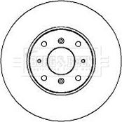 Borg & Beck BBD4891 - Brake Disc autospares.lv