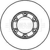 Borg & Beck BBD4844 - Brake Disc autospares.lv