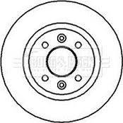 Borg & Beck BBD4846 - Brake Disc autospares.lv