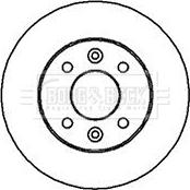 Borg & Beck BBD4841 - Brake Disc autospares.lv