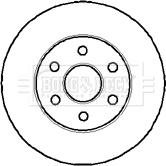 Borg & Beck BBD4854 - Brake Disc autospares.lv