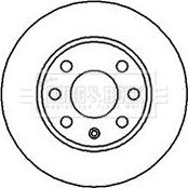 Borg & Beck BBD4856 - Brake Disc autospares.lv