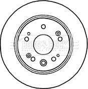 Borg & Beck BBD4804 - Brake Disc autospares.lv