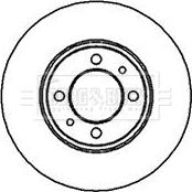 Borg & Beck BBD4806 - Brake Disc autospares.lv