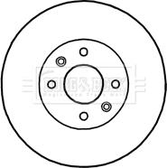 Borg & Beck BBD4818 - Brake Disc autospares.lv