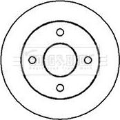 Borg & Beck BBD4889 - Brake Disc autospares.lv