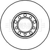 Borg & Beck BBD4829 - Brake Disc autospares.lv