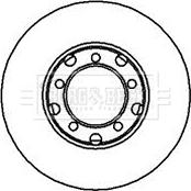 Borg & Beck BBD4824 - Brake Disc autospares.lv