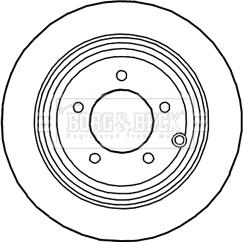 Borg & Beck BBD4820 - Brake Disc autospares.lv