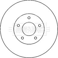 Borg & Beck BBD4821 - Brake Disc autospares.lv