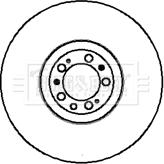 Borg & Beck BBD4873 - Brake Disc autospares.lv