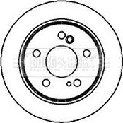 Borg & Beck BBD4872 - Brake Disc autospares.lv