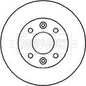 Borg & Beck BBD4877 - Brake Disc autospares.lv