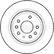 Borg & Beck BBD4396 - Brake Disc autospares.lv