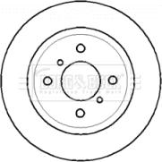 Borg & Beck BBD4392 - Brake Disc autospares.lv