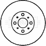 Borg & Beck BBD4349 - Brake Disc autospares.lv