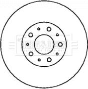 Borg & Beck BBD4346 - Brake Disc autospares.lv