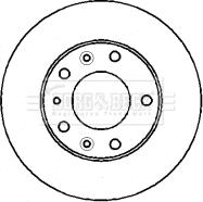 Borg & Beck BBD4351 - Brake Disc autospares.lv