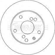 Borg & Beck BBD4358 - Brake Disc autospares.lv