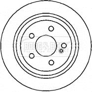 Borg & Beck BBD4353 - Brake Disc autospares.lv