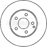 Borg & Beck BBD4352 - Brake Disc autospares.lv