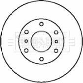 Borg & Beck BBD4357 - Brake Disc autospares.lv