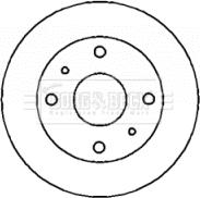 Borg & Beck BBD4360 - Brake Disc autospares.lv