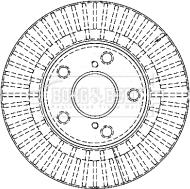 Borg & Beck BBD4309 - Brake Disc autospares.lv