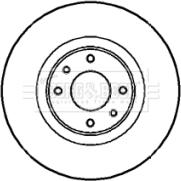 Borg & Beck BBD4306 - Brake Disc autospares.lv