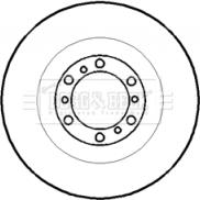 Borg & Beck BBD4301 - Brake Disc autospares.lv