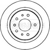 Borg & Beck BBD4319 - Brake Disc autospares.lv