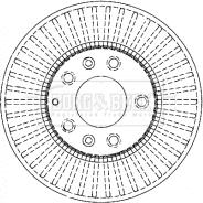 Borg & Beck BBD4334 - Brake Disc autospares.lv