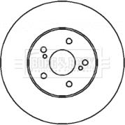 Borg & Beck BBD4326 - Brake Disc autospares.lv