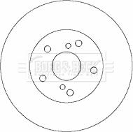 Borg & Beck BBD4328 - Brake Disc autospares.lv