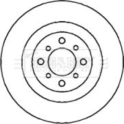 Borg & Beck BBD4374 - Brake Disc autospares.lv