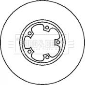 Borg & Beck BBD4241 - Brake Disc autospares.lv