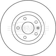 Borg & Beck BBD4243 - Brake Disc autospares.lv