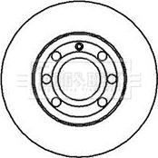 Borg & Beck BBD4242 - Brake Disc autospares.lv