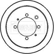 MDR MRD-2509 - Brake Disc autospares.lv