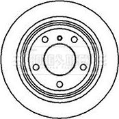 Borg & Beck BBD4218 - Brake Disc autospares.lv