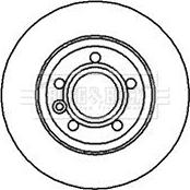 Borg & Beck BBD4213 - Brake Disc autospares.lv